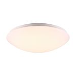 Nordlux Ceiling Light Ask 36 Metal White 16W 1450lm - 830 Warm White | IP44