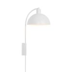 Nordlux Ellen 20 Wall Light Metal and Textile White | Suitable for E14