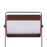 Nordlux Saulio Table Lamp Brown 3.5W 200lm 830 Warm White | IP44 - With Switch - Battery - Solar