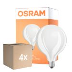 Multipack 4x Osram Retrofit LED E27 Globe Filament Frosted 11W 1521lm - 827 Extra Warm White | Replaces 100W