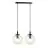 Emibig Pendant Cosmo Steel Black | Suitable for 2x E14 - Max 10W