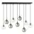 Emibig Pendant Cosmo Steel Black | Suitable for 9x E14 - Max 10W
