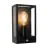 Eglo Wall Light Alamonte Steel Black | IP44 - Suitable for 1x E27 - Motion Sensor