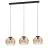 Eglo Pendant Venezuela Black, Gold | Suitable for 3x E27