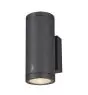 SLV Enola Up/Down Wall Light Aluminium Grey Round 20W 1900lm - 940 Cool White | Outdoor - IP65 - Best Colour Rendering