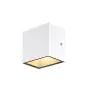 SLV Sitra S Wall Light Aluminium White 6.2W 620lm - 830-840 CCT | Outdoor - IP65