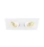 SLV New Tria 155 Spot Aluminium White Square 14W 640lm 38D - 930 Warm White | Best Colour Rendering - Dimmable 