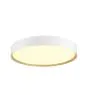 SLV Decona Wall and Ceiling Light Aluminium White Round 23W 2020lm - 930 Warm White | IP44 - Best Colour Rendering - Dimmable 