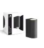 D'Lite Wall Light Vossem Black Up & Down| IP54 - Suitable For 2x GU10