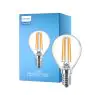 Philips Corepro LED Lustre E14 Ball Filament Clear 6.5W 806lm - 827 Extra Warm White | Replaces 60W