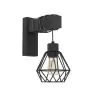 Eglo Wall Light Townshend 5 Wood Black | Suitable for E27