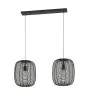 Eglo Pendant Rinroe Steel Black | Suitable for 2x E27