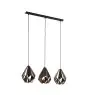 Eglo Pendant Carlton 1 Black, Copper | Suitable for 3x E27