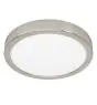 Eglo Ceiling Light Fueva 6 Steel Satin Nickel 11.5W 1550lm - 827-840-865 CCT