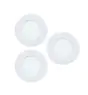 Multipack 3x Eglo Recessed Spot Fueva 6 Plastic White 11.1W 1350lm - 827-840-865 CCT